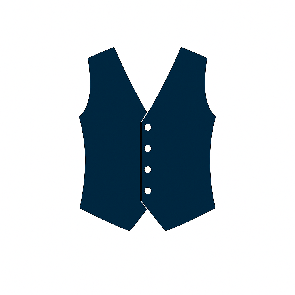 Typical tailor waistcoat